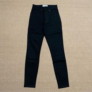 Everlane Black High Rise Skinny Jeans